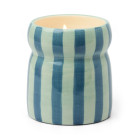 Paddywax Cabana Φυτικό Κερί 184gr σε Σιέλ Ριγέ Κεραμικό Δοχείο - Warm Cider