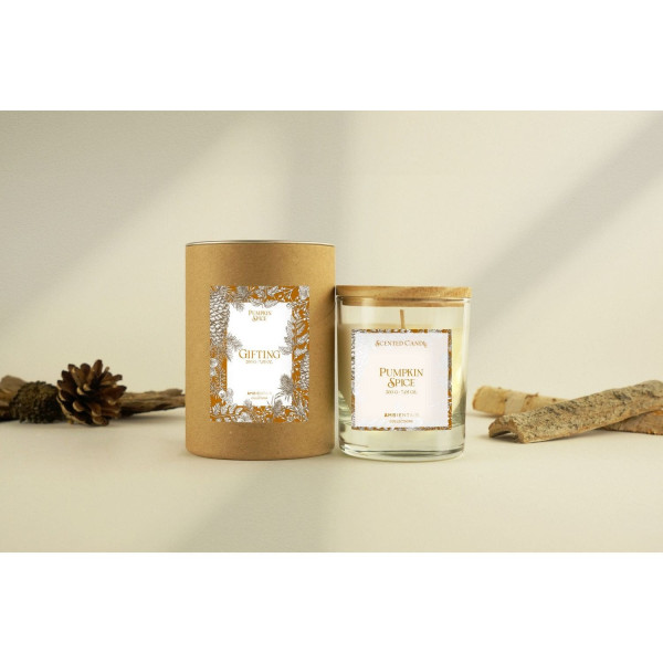 Ambientair Special Edition Φυτικό Αρωματικό Κερί 200gr - Pumpkin Spice