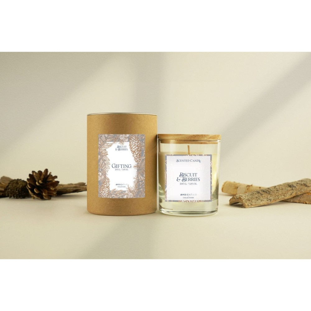Ambientair Special Edition Φυτικό Αρωματικό Κερί 200gr - Biscuit & Berries