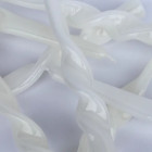 Maegen Σετ από 3 Twisted Κεριά Δείπνου 25cm - Ice White