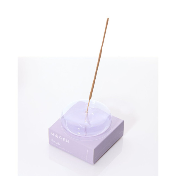 Maegen Dimple Στρογγυλή Bάση για Aρωματικά Στικ Κάυσης - Λιλά