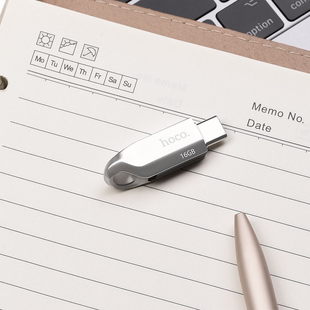 Hoco UD8 USB3.0 Flash Drive με σύνδεση USB-A & USB-C 16GB