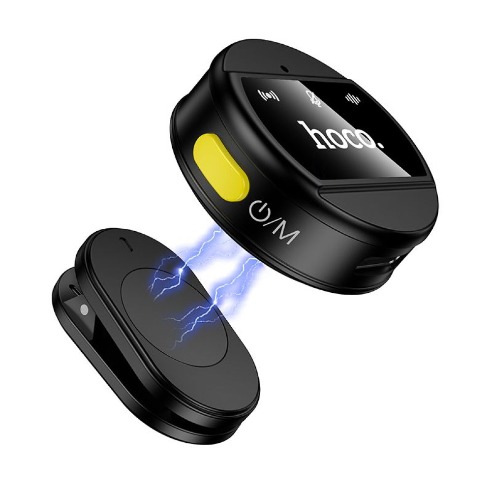 Hoco L21 Ασύρματο Μικρόφωνο Πέτου USB-C (Μαύρο)