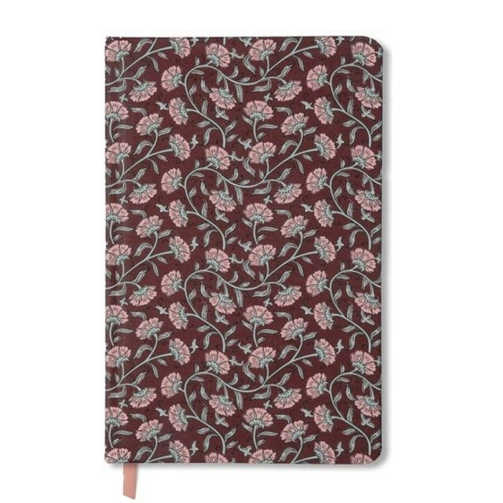 Desighworks Vintage Ημερολόγιο Burgundy Floral