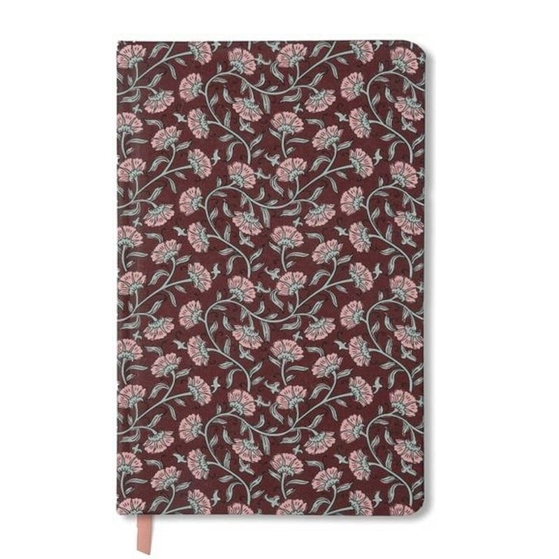 Desighworks Vintage Ημερολόγιο Burgundy Floral