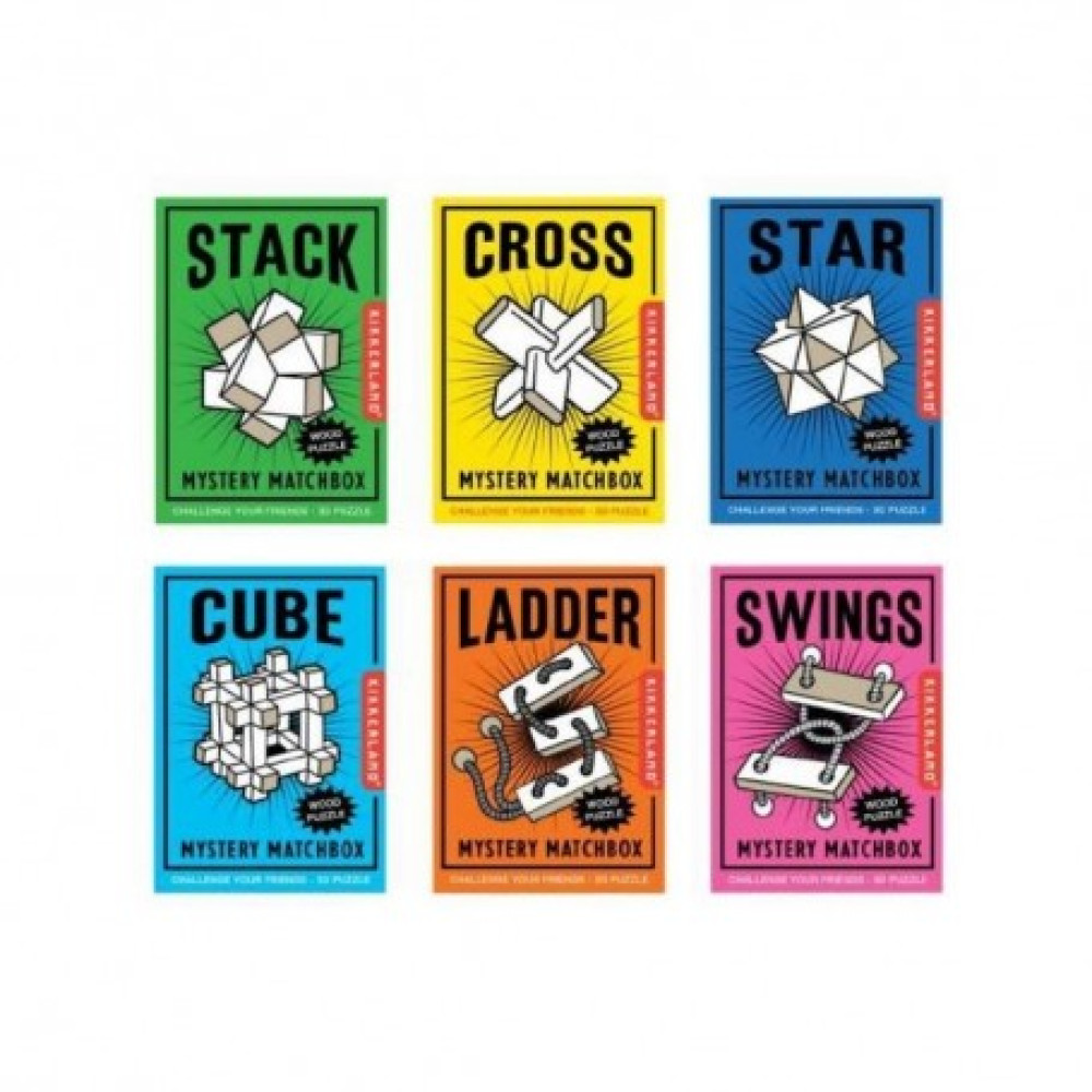 Kikkerland Ξύλινο Παιχνίδι Γρίφος Σπιρτόκουτο