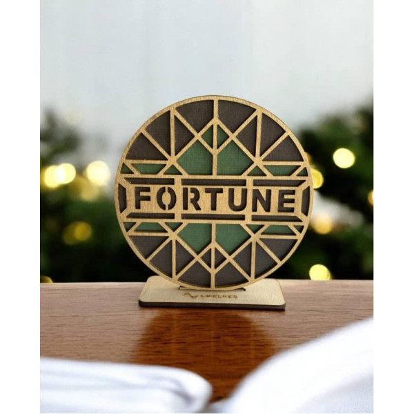 LifeLikes Γούρι 2D Fortune Καφέ Πράσινο