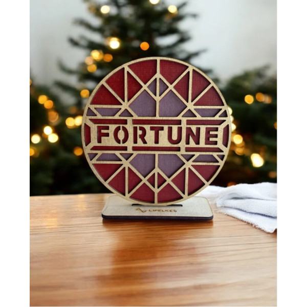 LifeLikes Γούρι 2D Fortune Ροζ Κόκκινο