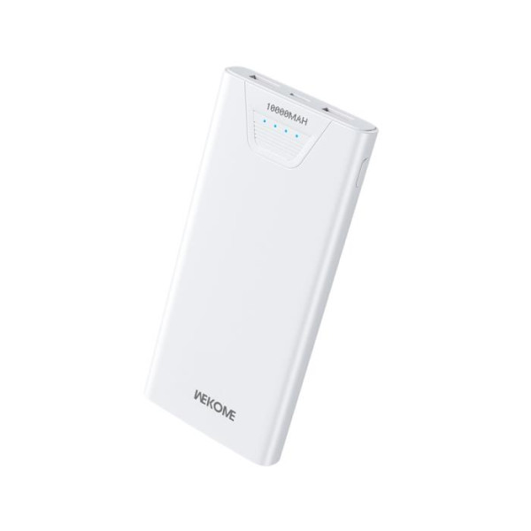 Wekome Power Bank 10000mAh 12W WP-101 2 Θέσεων (Λευκό)