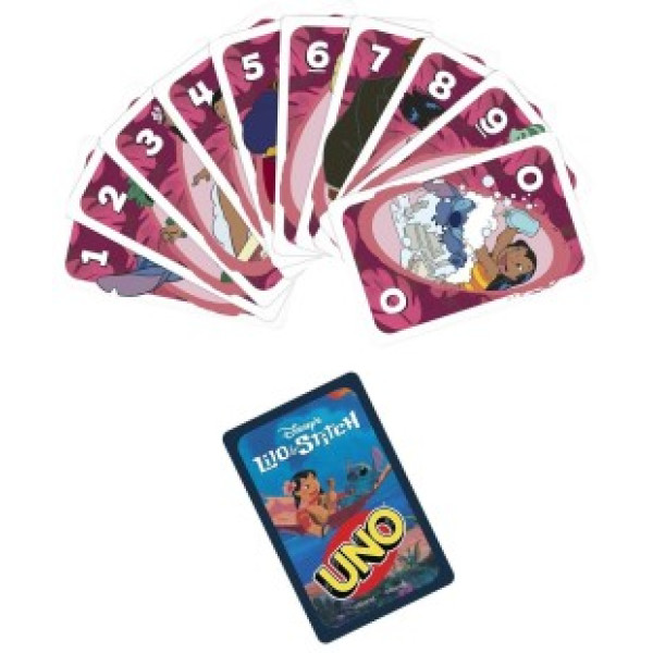 Mattel Uno: LIlo & Stich Επιτραπέζιο Παιχνίδι με Κάρτες (JCC10)