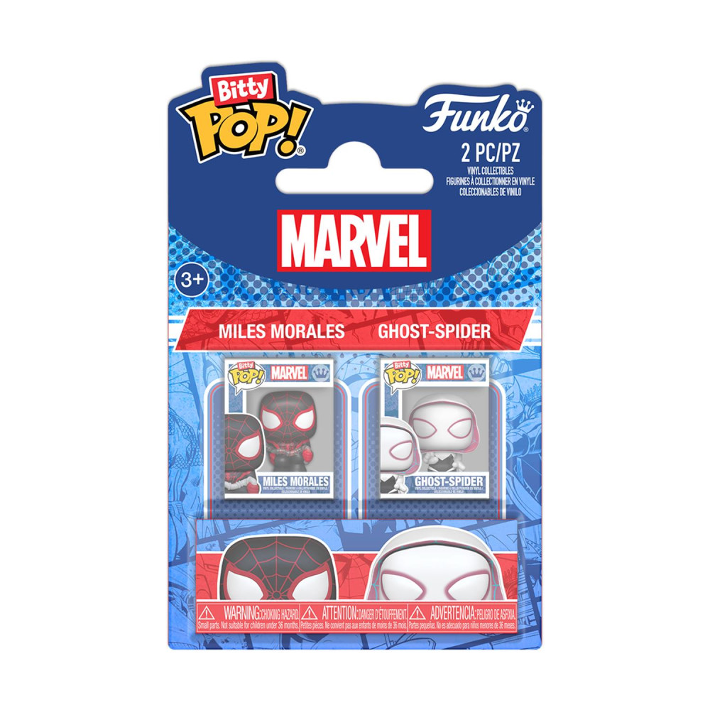 Φιγούρα Funko Bitty Pop! 2-Pack Marvel: Spider-Man - Miles Morales & Ghost Spider