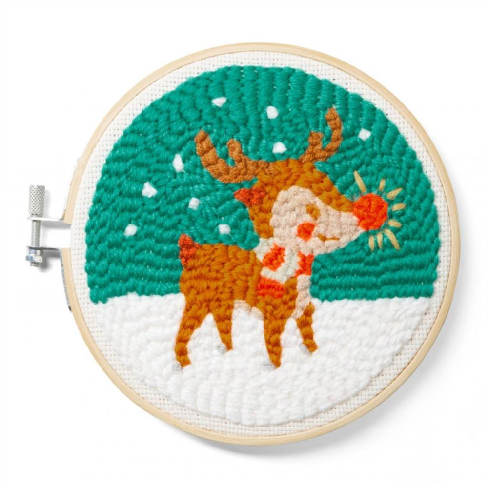 Kikkerland Χριστουγεννιάτικο Κέντημα Rudolph