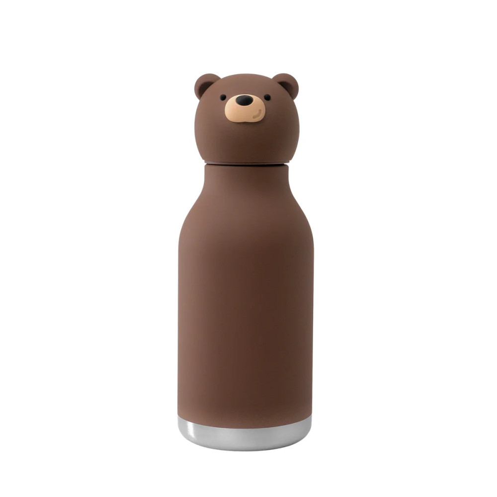 Asobu Bestie Bottle Ανοξείδωτο Μπουκάλι Θερμός 460ml (Καφέ Αρκούδα)