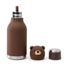 Asobu Bestie Bottle Ανοξείδωτο Μπουκάλι Θερμός 460ml (Καφέ Αρκούδα)