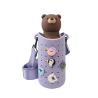 Asobu Bestie Bottle Ανοξείδωτο Μπουκάλι Θερμός 460ml (Καφέ Αρκούδα)