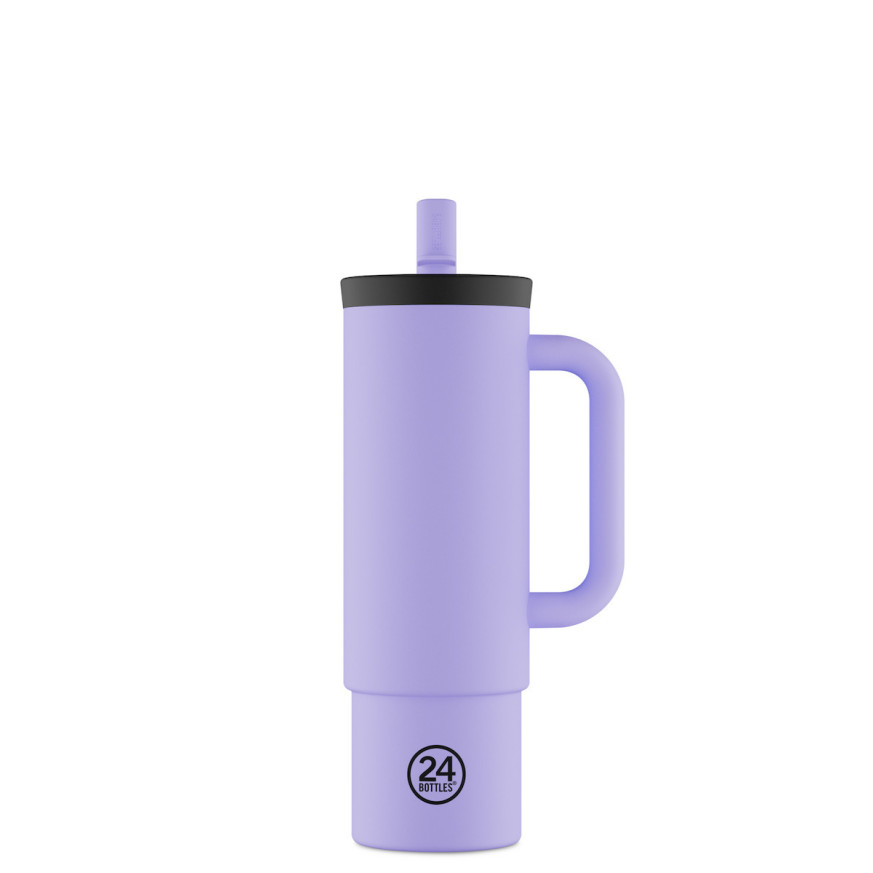 24Bottles Straw Cup Ανοξείδωτο Ποτήρι Θερμός με Καλαμάκι 0.80lt (Erica)