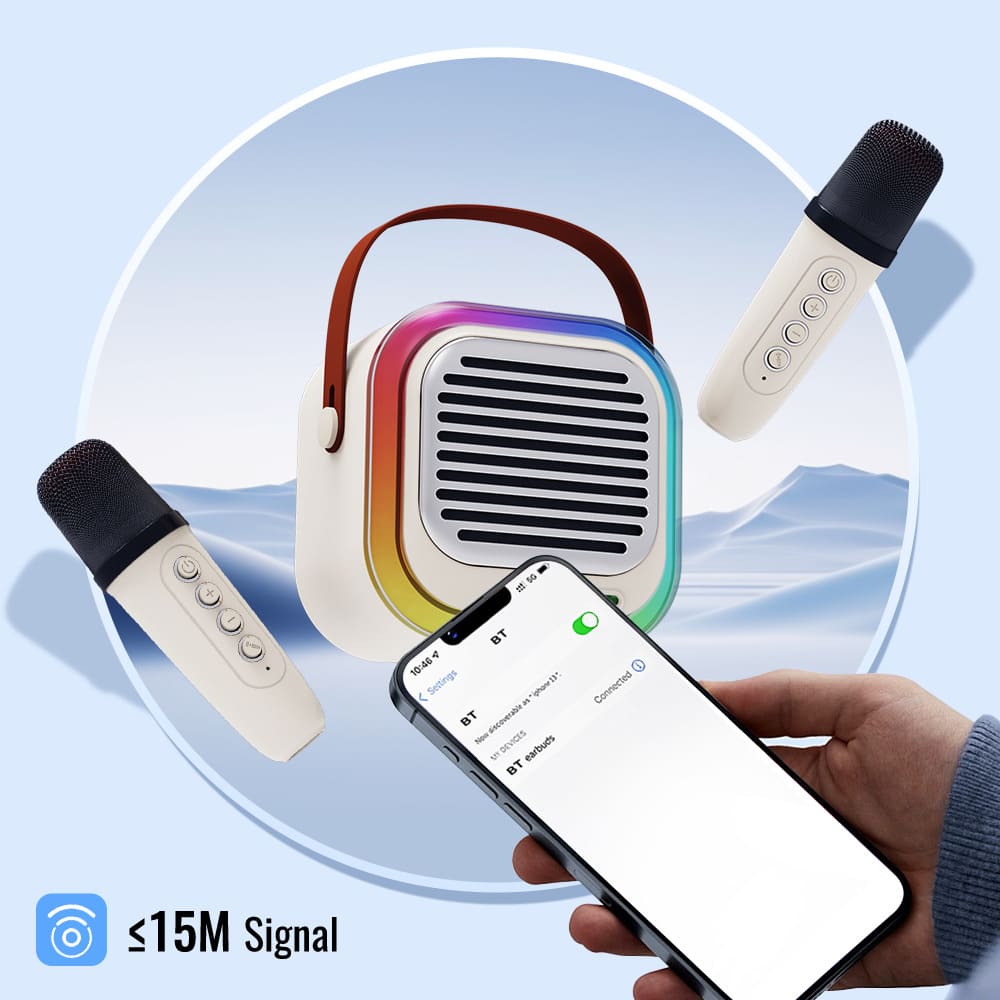 ATC-12 Bluetooth Ηχείο Καραόκε 10W RGB