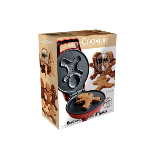 Scrap Cooking Mini Συσκευή για Βάφλα σε Σχήμα Gingerbread Man