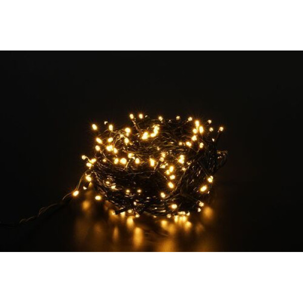 Modee Lighting Χριστουγεννιάτικα Λαμπάκια LED με Τροφοδοτικό (200LED/20m/10cm) Θερμό