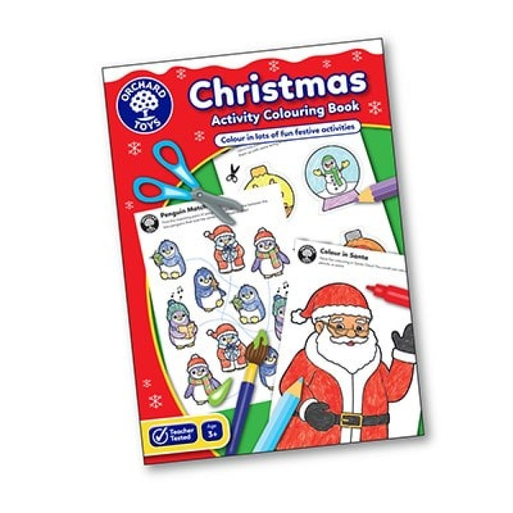 Orchard Toys Χριστουγεννιάτικο Κουτί με Επιτραπέζιο, Παζλ και Βιβλιαράκι Δραστηριοτήτων Ηλικίες 3+ ετών