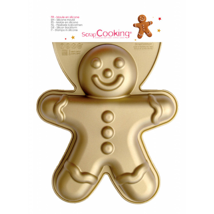 Scrap Cooking Μεγάλο Κουπατ Σιλικόνης XL Gingerman