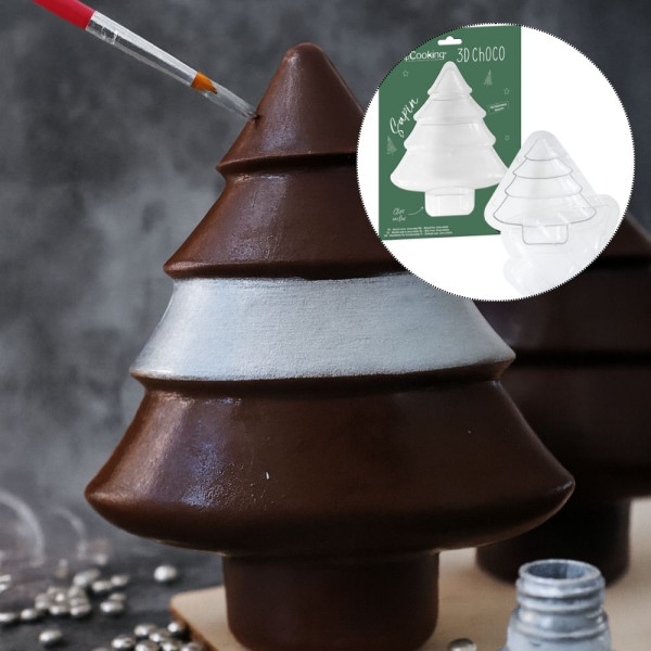 Scrap Cooking Μεγάλο 3D Καλούπι Σοκολάτας Χριστουγεννιάτικο Δέντρο