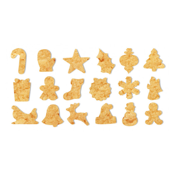 Scrap Cooking Κουτί με 18 Kουπάτ με Χριστουγεννιάτικα Σχέδια