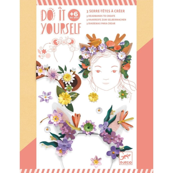 Djeco DIY Φτιάχνω 3 Λουλουδάτες Στέκες