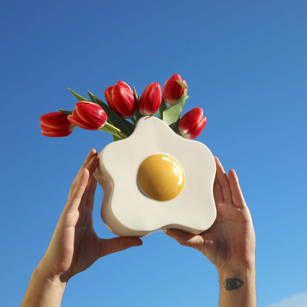 Fluid Market Κεραμικό Βάζο Egg
