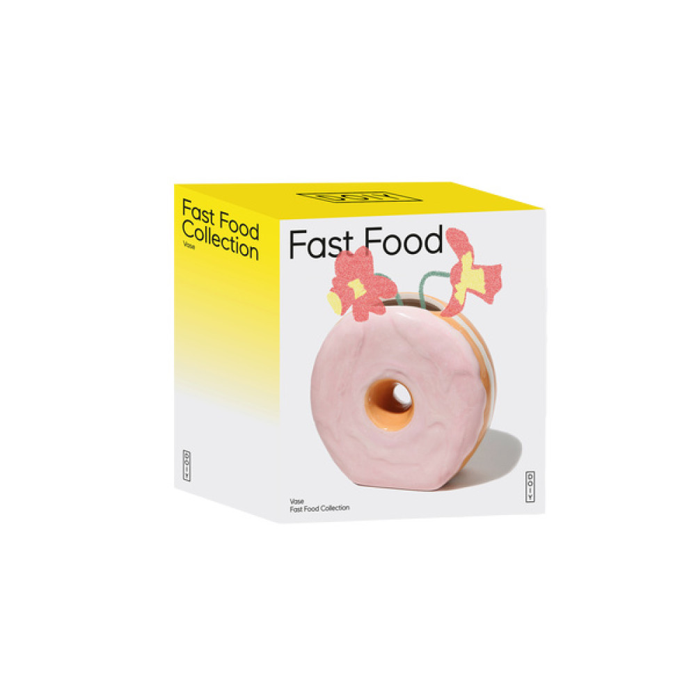 DOIY Fast Food Κεραμικό Βάζο Donut