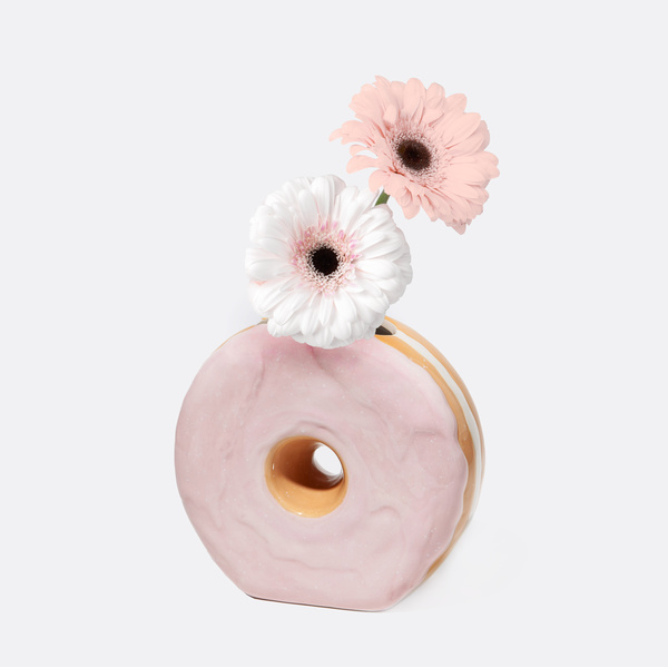 DOIY Fast Food Κεραμικό Βάζο Donut