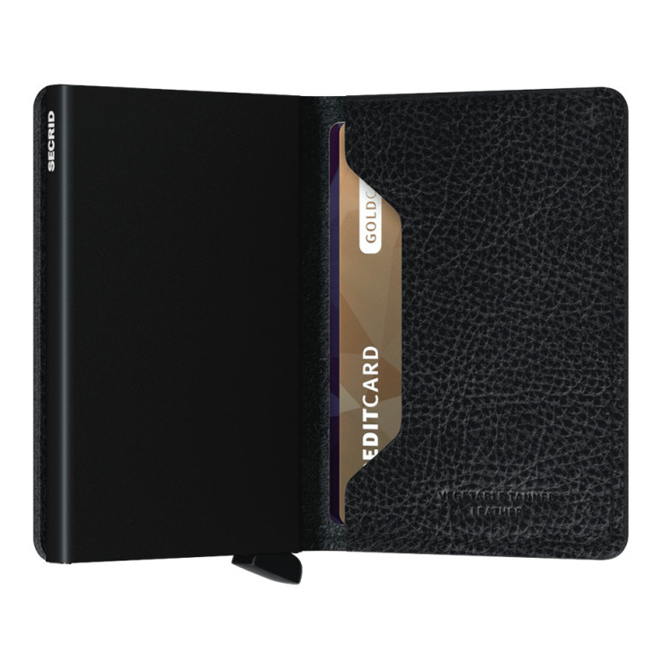 Secrid Slimwallet Πορτοφόλι Veg (Black-Black)