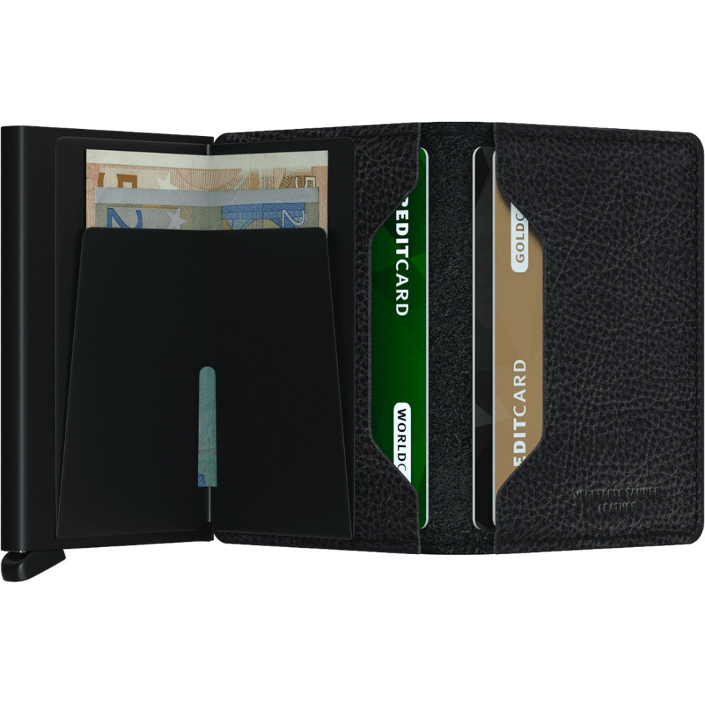 Secrid Slimwallet Πορτοφόλι Veg (Black-Black)