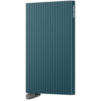 Secrid Premium Πορτοφόλι Καρτών Cardprotector Fluted Teal +