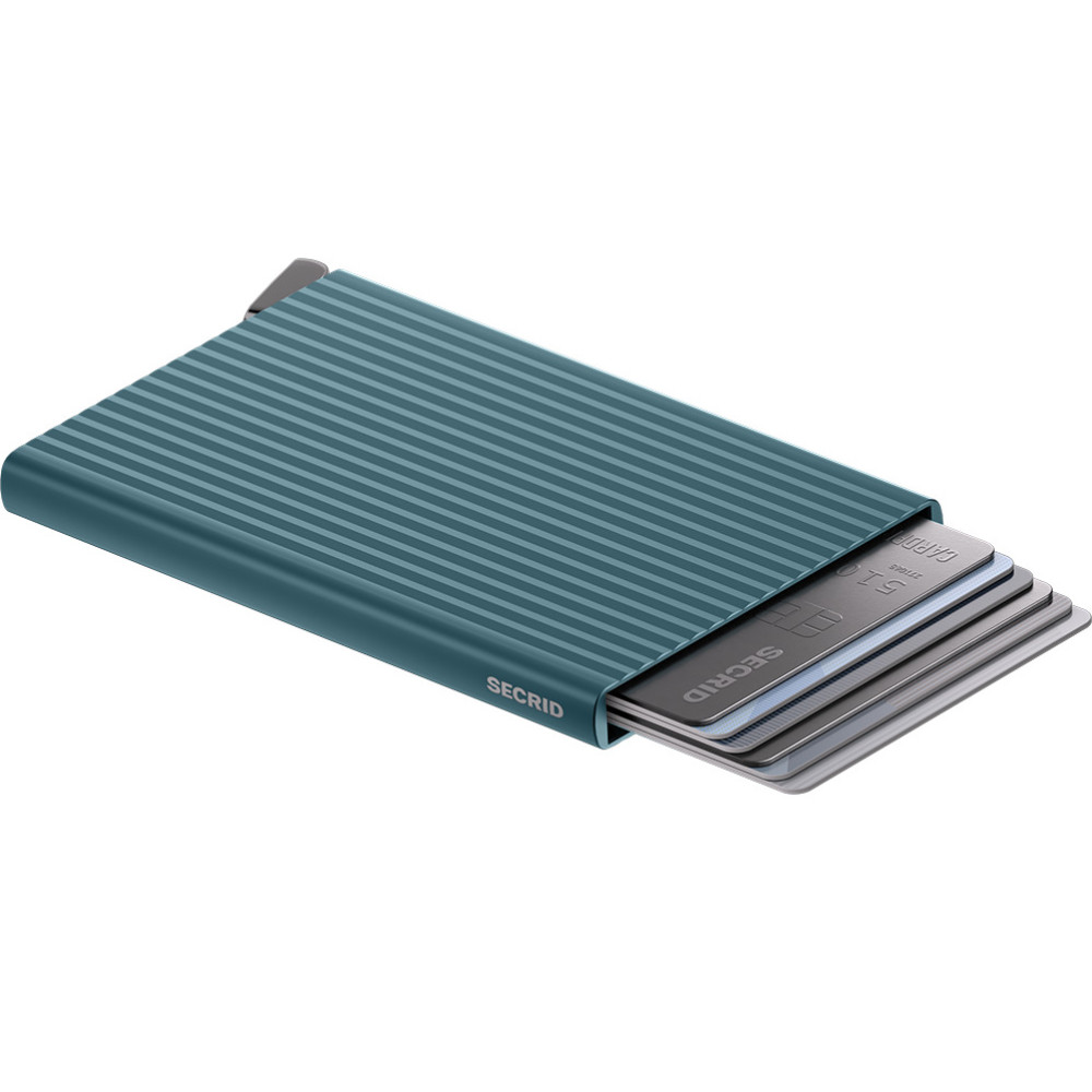 Secrid Premium Πορτοφόλι Καρτών Cardprotector Fluted Teal +