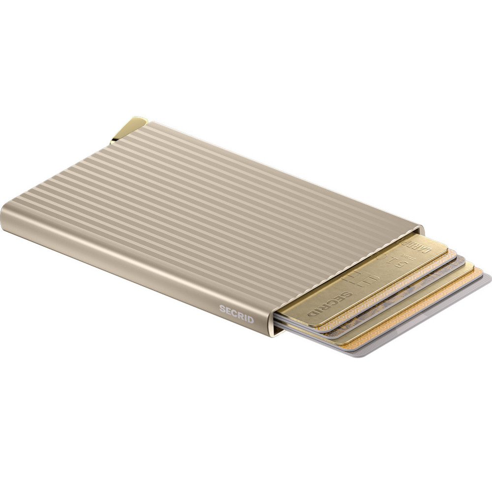 Secrid Premium Πορτοφόλι Καρτών Cardprotector Fluted Cashmere +