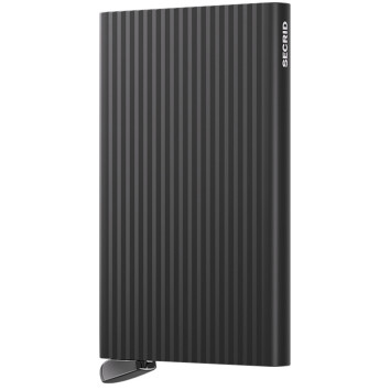 Secrid Premium Πορτοφόλι Καρτών Cardprotector Fluted Black +