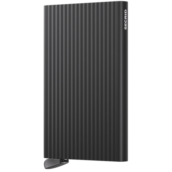 Secrid Premium Πορτοφόλι Καρτών Cardprotector Fluted Black +