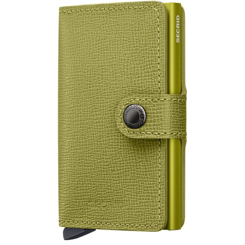 Secrid Miniwallet Πορτοφόλι Crisple (Lime)