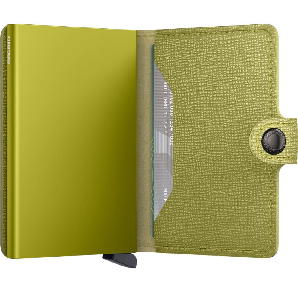 Secrid Miniwallet Πορτοφόλι Crisple (Lime)