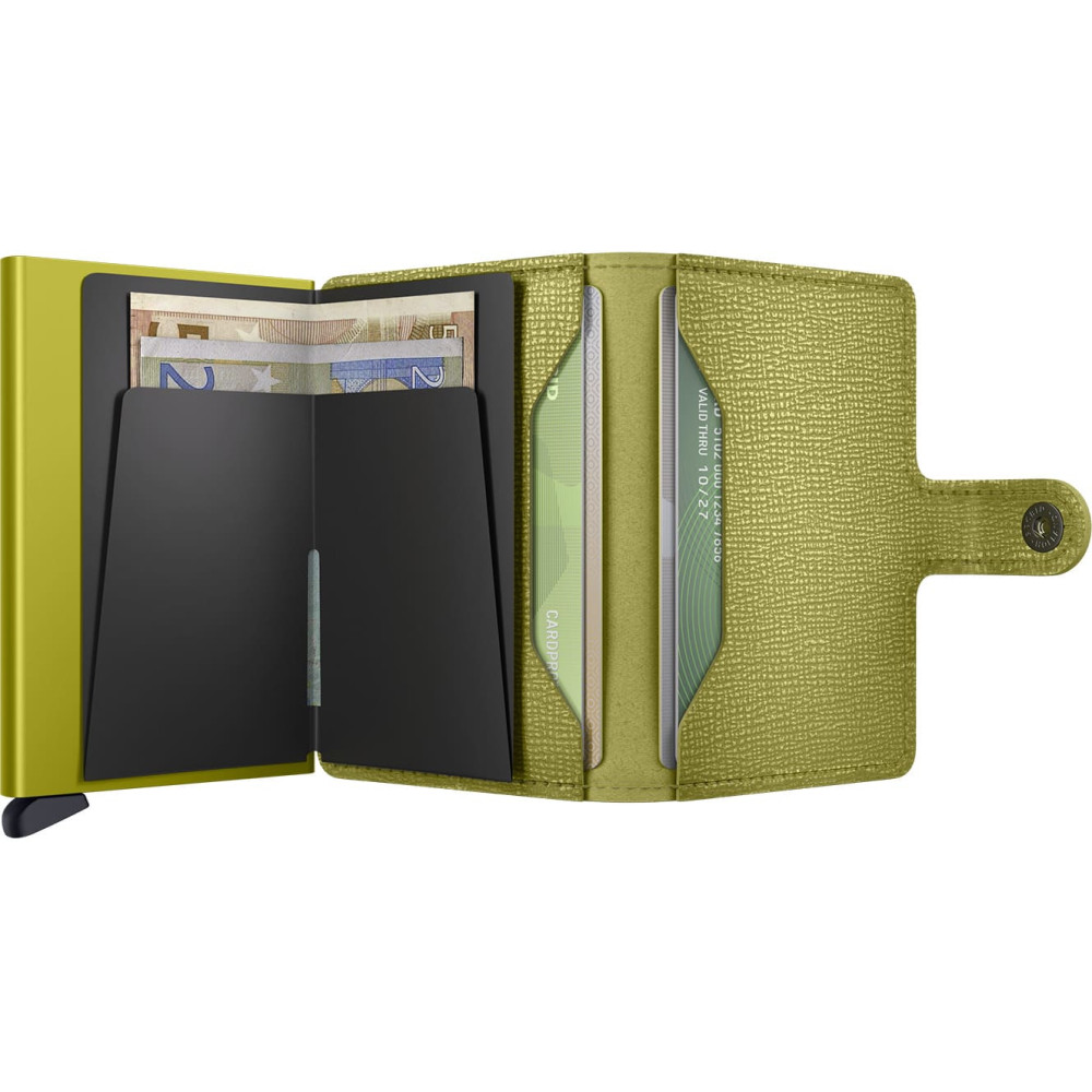 Secrid Miniwallet Πορτοφόλι Crisple (Lime)