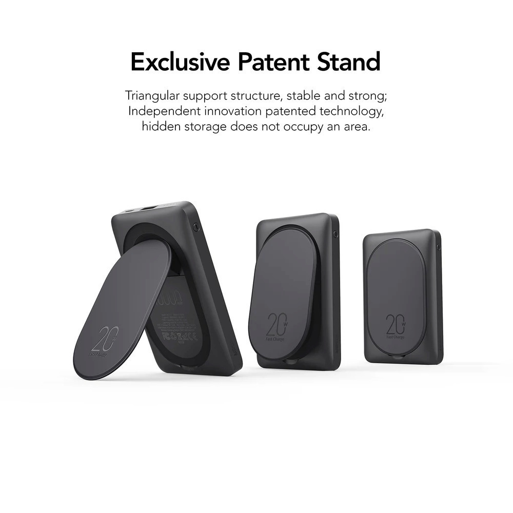 Veger W1175 MagOn Pro MagSafe Power Bank 10000mAh PD 3.0 (Μαύρο)