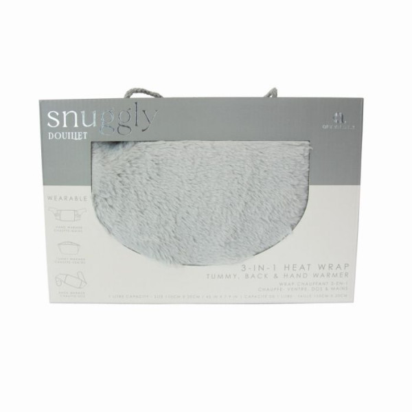 Aroma Home Φλις Θερμοφόρα - Ζώνη 110*20cm 1L Γκρί- By Upper Canada