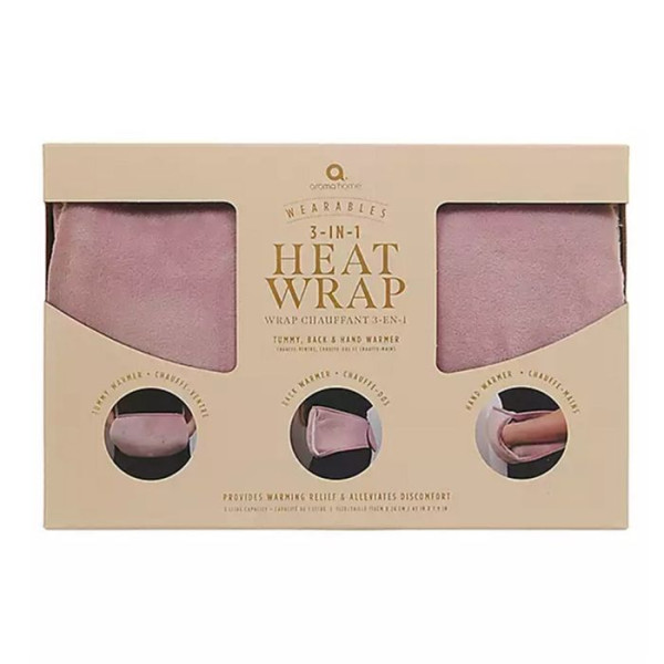 Aroma Home Φλις Θερμοφόρα - Ζώνη 110*20cm 1L Ρόζ - By Upper Canada