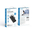 Veger C1 W1170 Digital Display Power Bank 10000mAh PD 3.0 Built In Non-MFI Lightning & USB-C (Μαύρο)