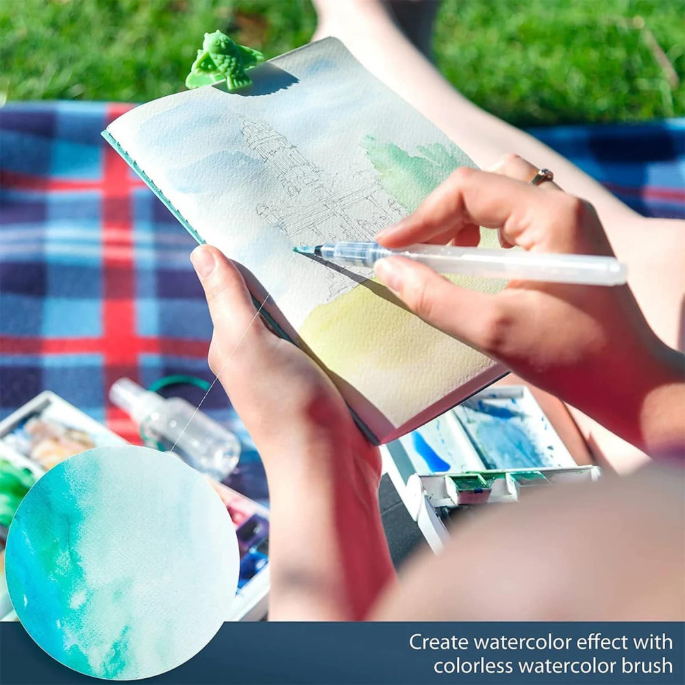 Ohuhu Σετ 25 Brush Μαρκαδόροι Ζωγραφικής Λεπτοί