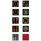LIFE PIXEL Επιτραπέζιο ψηφιακό ρολόι/ξυπνητήρι με έγχρωμη οθόνη RGB LED pixel art