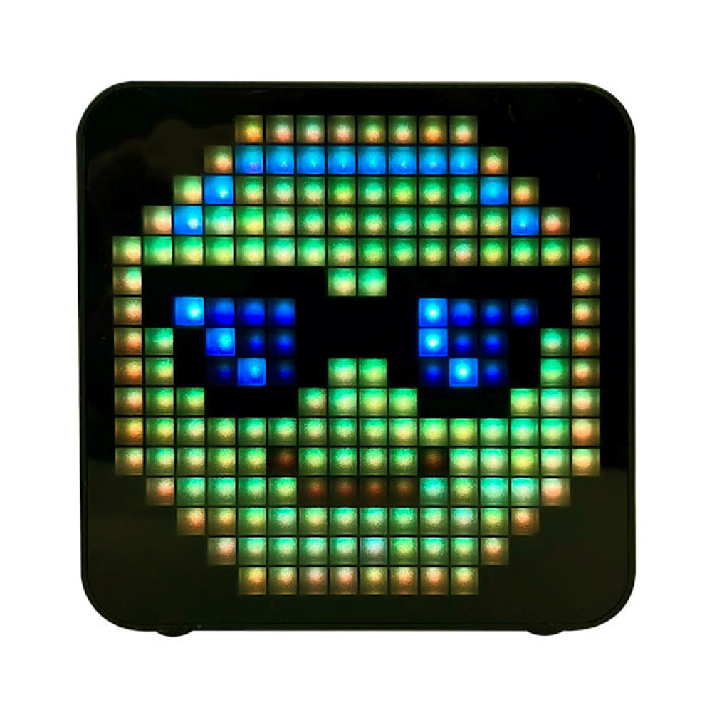 LIFE PIXEL Επιτραπέζιο ψηφιακό ρολόι/ξυπνητήρι με έγχρωμη οθόνη RGB LED pixel art