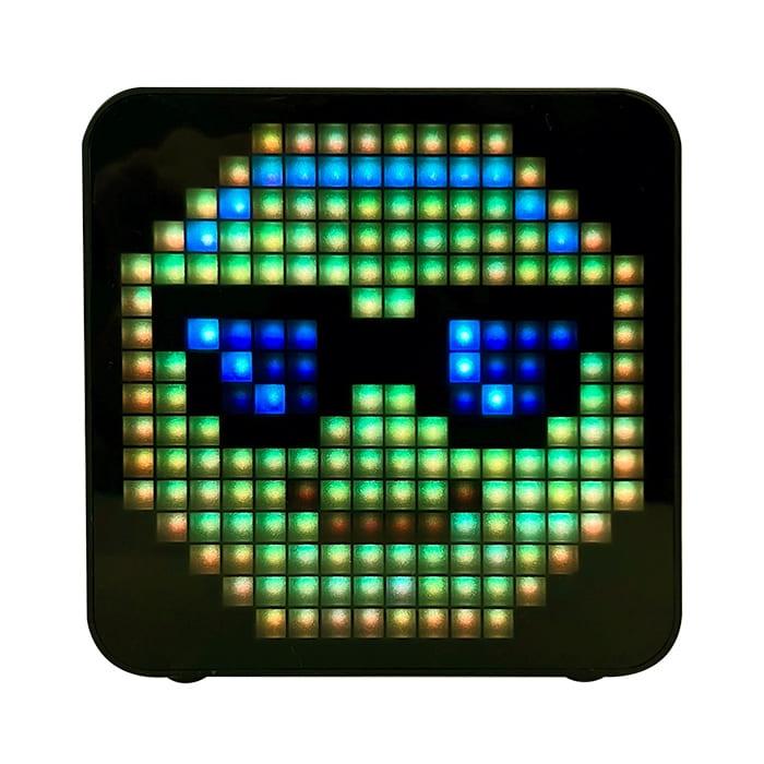 LIFE PIXEL Επιτραπέζιο ψηφιακό ρολόι/ξυπνητήρι με έγχρωμη οθόνη RGB LED pixel art