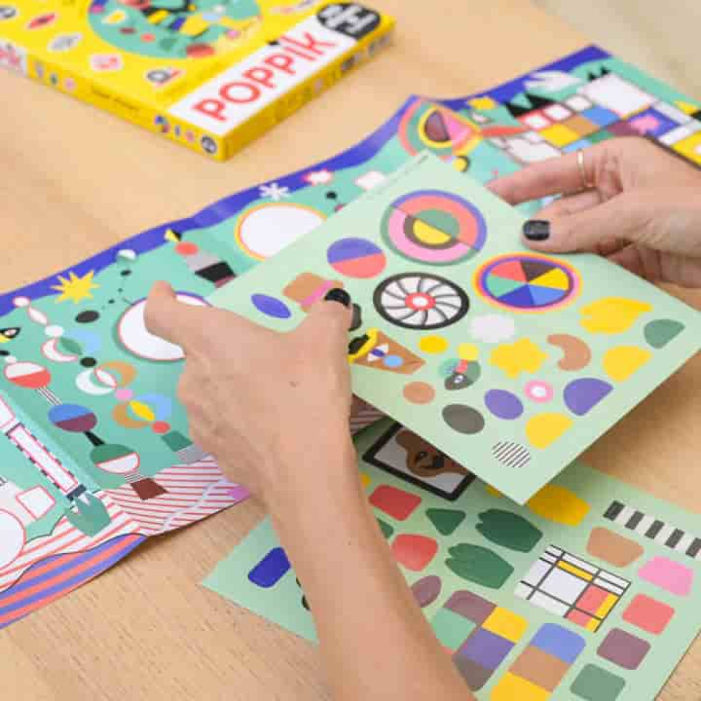 Poppik Sticker box με 140 αυτοκόλλητα - Modern Art